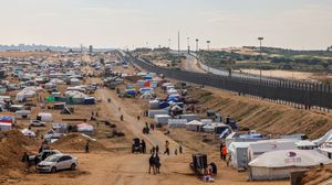 ترادفت أنباء كثيرة عن تجهيز مصر مخيم لاجئين على حدود غزة - جيتي