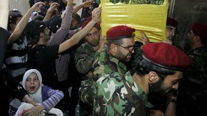 تشيع قتلى حزب الله في سوريا (أرشيفية) - أ ف ب