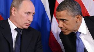 الرئيسان الأمريكي اوباما والروسي بوتين - ا ف ب