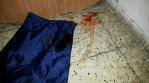 عقب الاعتداء على مقر الفاع المدني في سلفيت - صورة من وكالات فلسطينية