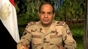 بيان استقالة عبد الفتاح السيسي على التلفزيون 