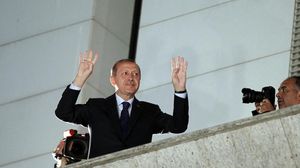 رئيس الوزراء التركي ورئيس حزب الحرية والعدالة رجب طيب أردوغان -الأناضول