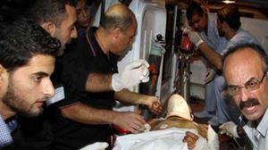 إحدى الإصابات جراء انفجار في غزة - ا ف ب - أرشيفية