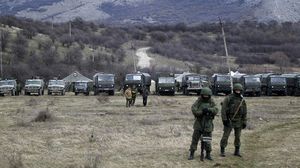 قوات روسية في شبه جزيرة القرم - الأناضول 