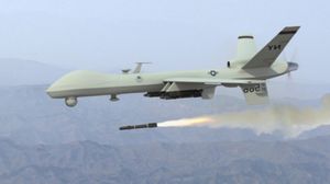 طائرة بدون طيار أمريكية في مهمة اغتيال أشخاص في اليمن (أرشيفية) - ا ف ب