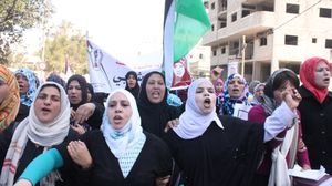 مسيرة نسائية في يوم المرأة العالمي بغزة (أرشيفية)