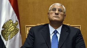 تولى منصور منصب الرئاسة المؤقتة لمصر في 2013 بعد الإنقلاب على مرسي - ا ف ب