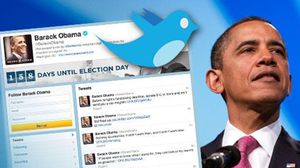 أوباما لديه قرابة الـ55 مليونا و844 ألف متتبع على "تويتر" 