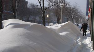 بلغت نسبة الثلوج في المدينة 108.6 بوصة - أرشيفية