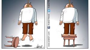 بين الثورة والانقلاب!كاريكاتير د.علاء اللقطة عربي21