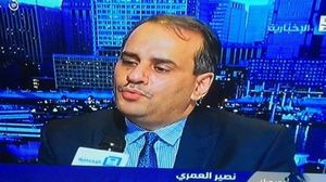 نصير العمري شارك في قنوات فضائية مهاجما الحكومة السعودية- الإخبارية السعودية 