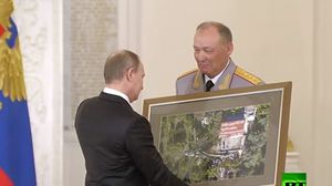 بوتين خلال حفل تكريم العسكريين - روسيا اليوم