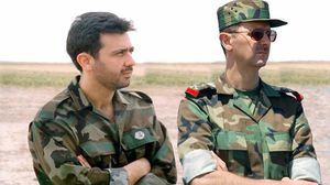 رئيس النظام السوري مع شقيقه ماهر الأسد- أرشيفية
