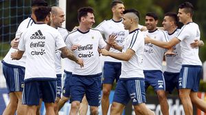 يحتل منتخب الأرجنتين المركز السادس برصيد خمس نقاط- أرشيفية