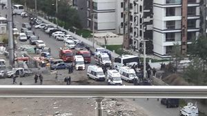 وقع الانفجار أمام مبنى الشرطة في المدينة ذات الغالبية الكردية (أرشيفية)- تويتر