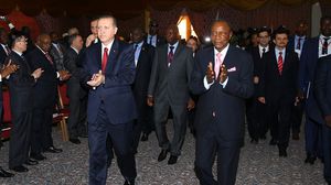 الرئيس التركي رفقة نظيره الغيني في زيارة سابقة - الأناضول (أرشيفية)