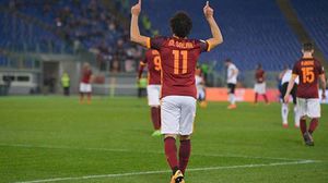 قدم محمد صلاح أداء رائعا في مباراة روما وبولونيا، حيث سجل هدف فريقه الوحيد في المباراة- أرشيفية