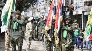 سوريا عرض عسكري لفصيل شيعي عراقي في قلب دمشق