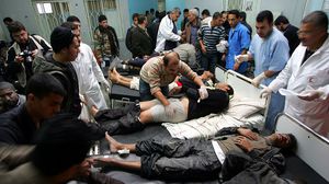مشهد من الحرب على غزة 2008-2009- جيتي