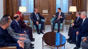الأسد خلال استقباله وفدا لنواب الجبهة الشعبية للأحزاب الوطنية التونسية- سانا