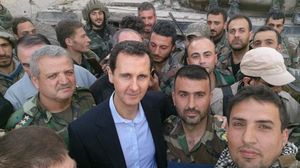 الأسد قال إن المسلحين خسروا أهم ورقة بأيديهم بعد دخول الجيش السوري للغوطة- تويتر