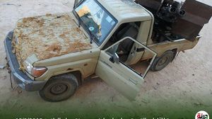 قوات مجاهدي درنة استولت على دبابة وعدة سيارات تحمل مضادات للطائرات من عيار 14.5 وعيار 23 خلال الهجوم- درنة