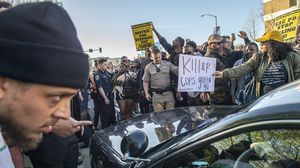 الاحتجاجات عرقلت المرور بمدينة سكرامنتو عاصمة ولاية كاليفورنيا لساعات- تويتر