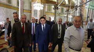 وزير الخارجية المغربي ناصر بوريطة في مسجد قبة الصخرة ـ فيسبوك