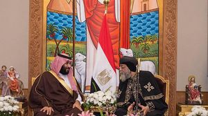  في 5 مارس الجاري استقبل بابا الأقباط في المقر البابوي الأمير محمد بن سلمان، في حدث وصف بـ"التاريخي"- واس