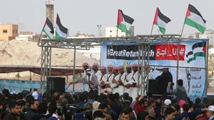 تتواصل فعاليات مسيرات العودة في خمس مخيمات في المناطق الشرقية لقطاع غزة- عربي21