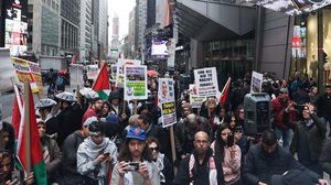 شارك يهود مناهضون لإسرائيل في المسيرة- الأناضول