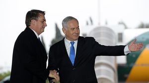 كان الرئيس البرازيلي أعلن تراجعه عن وعوده المتكررة بنقل سفارة بلاده في إسرائيل- صفحة نتنياهو على تويتر