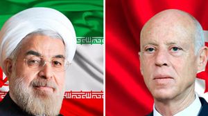 الرئيسان التونسي والإيراني يؤكدان عزمهما المشترك على مزيد تطوير العلاقات بين بلديهما (الرئاسة التونسية)