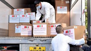 قدمت الصين مساعدات لإيطاليا خلال أزمة كورونا- جيتي