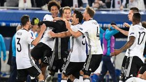 حقق المنتخب الألماني بداية ناجحة في مشوار تصفيات مونديال قطر- أ ف ب