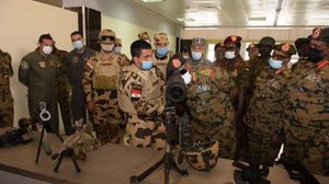 جانب من التمرين المشترك بين الجيشين المصري والسوداني- القوات المسلحة المصرية