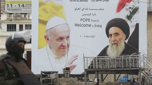 بابا الفاتيكان فرنسيس زار مدينة النجف والتقى بالمرجع الشيعي في العراق علي السيستاني- جيتي