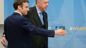 أردوغان وماكرون التقيا قبيل قمة الناتو الخميس- جيتي