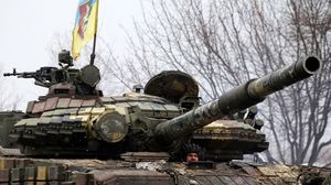 قال الرئيس الأوكراني فولوديمير زيلينسكي أمام البرلمان البريطاني الثلاثاء "سنقاتل حتى النهاية"- جيتي