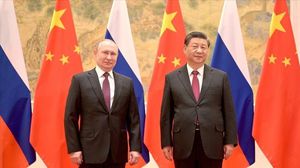 لقاء قمة روسي صيني أياما قليلة بعد قرار الجنائية الدولية ضد الرئيس الروسي فلاديمير بوتين- (الأناضول)