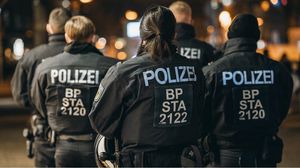 قالت الشرطة إن الجناة هربوا من المكان - (الصفحة الرسمية للشرطة الألمانية)