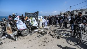 يضيق الاحتلال باستمرار على عمليات إدخال المساعدات لغزة - جيتي