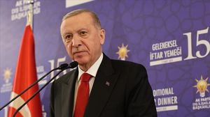 شدد أردوغان على استمرار بلاده في الدفاع عن الشعب الفلسطيني- الأناضول 