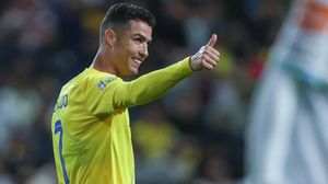 وسجل رونالدو هدفا من ركلة جزاء قاد به النصر للفوز على الأهلي- أ ف ب