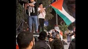 طاف المتظاهرون منطقة المنصور في بغداد وهم يهتفون لغزة- إكس