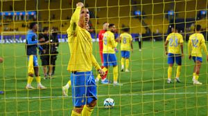 رونالدو ساهم في خماسية فريقه بشباك الطائي بتسجيله ثلاثة أهداف- موقع نادي النصر