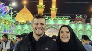 الزوجان زارا مواقع دينية في العراق- حسابهما عبر إنستغرام