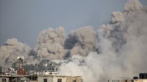 تواصلت الغارات والقصف الإسرائيلي على قطاع غزة- الأناضول