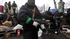 الانفصاليون الموالون لروسيا تزداد قوتهم العسكرية - أ ف ب