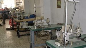 إحدى مصانع غزة المتوقفة عن العمل - ا ف ب - أرشيفية